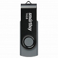 Флеш-диск 16 GB SMARTBUY Twist USB 2.0, черный, SB016GB2TWK - 1