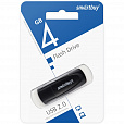 Флеш-диск 4 GB SMARTBUY Scout USB 2.0, черный, SB004GB2SCK - 4