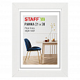 Рамка 21*30 см небьющаяся, багет 30 мм, МДФ, STAFF "Style", белая, 391337 - 1