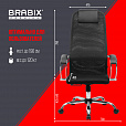Кресло BRABIX PREMIUM "Ultimate EX-800" хром, плотная двойная сетка Х2, черное, 532911 - 23