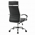 Кресло офисное BRABIX "Style EX-528", экокожа, хром, черное, 531947 - 5