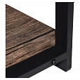 Стол на металлокаркасе BRABIX "LOFT CD-006", 1200х500х730 мм, 2 полки, цвет морёный дуб, 641224 - 10
