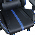 Кресло компьютерное BRABIX "GT Carbon GM-120", две подушки, экокожа, черное/синее, 531930 - 10
