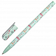 Ручка шариковая BRAUBERG SOFT TOUCH STICK "FLAMINGO", СИНЯЯ, мягкое покрытие, узел 0,7 мм, 143705 - 1