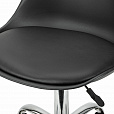 Кресло стул BRABIX "Eames MG-310 CH", хром, пластик черный, экокожа черная, 532925 - 8