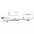 Газлифт BRABIX A-100 короткий, ХРОМ, длина в открытом виде 346 мм, d50 мм, класс 2, 532004 - 3
