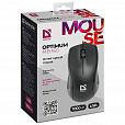 Мышь проводная DEFENDER Optimum MB-160, USB, 2 кнопки + 1 колесо-кнопка, оптическая, черная, 52160 - 5