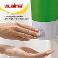 Дозатор для жидкого мыла LAIMA, НАЛИВНОЙ, 0,38 л, белый (матовый), ABS-пластик, 603922 - 13