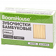 Зубочистки бамбуковые 1000 шт. в коробке BOOMHOUSE, 701956 - 1