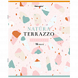 Тетрадь А5, 96 л., BRAUBERG, скоба, клетка, TWIN-лак, "Natura Terrazzo", 404431 - 5