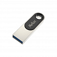 Флеш-диск 64 GB NETAC U278, USB 2.0, металлический корпус, серебристый/черный, NT03U278N-064G-20PN - 2