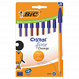 Ручки шариковые BIC "Orange Fine", НАБОР 8 шт., СИНИЕ, линия письма 0,32 мм, пакет, 919228, 919228/516351 - 4