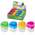 Точилка BRAUBERG KIDS "MAXI", 2 отверстия, с большим контейнером, трехгранный корпус, цвета ассорти, 271945 - 14