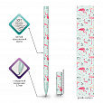 Ручка шариковая BRAUBERG SOFT TOUCH STICK "FLAMINGO", СИНЯЯ, мягкое покрытие, узел 0,7 мм, 143705 - 9