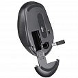 Мышь беспроводная DEFENDER Auris MB-027, USB, 3 кнопки + 1 колесо-кнопка, оптическая, серая, 52029 - 3