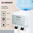 Кулер для воды SONNEN TSE-02WP, настольный, НАГРЕВ/ОХЛАЖДЕНИЕ ЭЛЕКТРОННОЕ, 2 крана, белый, 455622 - 12