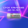 Батарейка SONNEN Alkaline, 27А (MN27), алкалиновая, для сигнализаций, 1 шт., в блистере, 451976 - 7