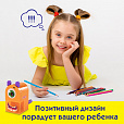 Точилка механическая ПИФАГОР "Монстрик", корпус оранжевый, для чернографитных и цветных карандашей, 228477 - 14