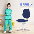 Кресло детское BRABIX "Fancy MG-201W", без подлокотников, пластик белый, синее, 532413, MG-201W_532413 - 12