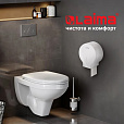 Диспенсер для туалетной бумаги LAIMA PROFESSIONAL ORIGINAL (Система T2), малый, белый, ABS, 605766 - 18