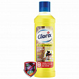 Средство для мытья пола дезинфицирующее 1 л GLORIX (Глорикс) "Лимонная Энергия", без хлора, 8677296 - 1