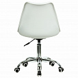 Кресло стул BRABIX "Eames MG-310 CH", хром, пластик белый, ткань серая, 532924 - 4