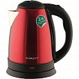 Чайник SCARLETT SC-EK21S76, 2 л, 1800 Вт, закрытый нагревательный элемент, сталь, красный - 2