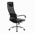 Кресло офисное BRABIX PREMIUM "Stalker EX-608 CH", хром, ткань-сетка/кожзам, черное, 532091 - 10