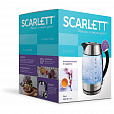 Чайник SCARLETT SC-EK27G13, 2 л, 2200 Вт, закрытый нагревательный элемент, стекло, стальной - 2
