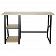 Стол на металлокаркасе BRABIX "LOFT CD-006",1200х500х730 мм,, 2 полки, цвет дуб натуральный, 641226 - 3