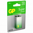 Батарейка GP Super, "Крона" (6LR61, 6LF22, 1604A), алкалиновая, 1 шт., в блистере, 1604A-5CR1, 1604A-BC1 - 2