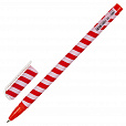 Ручка шариковая BRAUBERG SOFT TOUCH STICK "TWIST", СИНЯЯ, мягкое покрытие, узел 0,7 мм, 143702 - 2