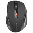 Мышь беспроводная DEFENDER Ultra MM-315, USB, 5 кнопок + 1 колесо-кнопка, оптическая, черная, 52315 - 1