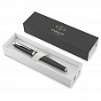 Ручка-роллер PARKER "IM Essential Muted Black CT", корпус черный матовый, хромированные детали, черная, 2143634 - 4