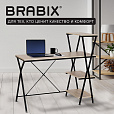 Стол на металлокаркасе BRABIX "LOFT CD-004", 1200х535х1110 мм, 3 полки, цвет дуб натуральный, 641220 - 10