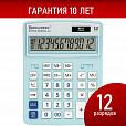 Калькулятор настольный BRAUBERG EXTRA PASTEL-12-LB (206x155 мм), 12 разрядов, двойное питание, ГОЛУБОЙ, 250486 - 14