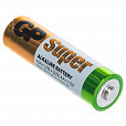 Батарейки КОМПЛЕКТ 4 шт., GP Super, AA (LR6,15А), алкалиновые, пальчиковые, ПРОМО 3+1, 15A3/1-2CR4 - 15