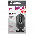 Мышь проводная DEFENDER Optimum MB-270, USB, 2 кнопки + 1 колесо-кнопка, оптическая, черная, 52270 - 7
