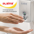 Дозатор для жидкого мыла LAIMA PROFESSIONAL INOX (гарантия 3 года), 0,5 л, нержавеющая сталь, матовый, 605396 - 17