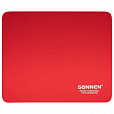 Коврик для мыши SONNEN "RED", резина + ткань, 220х180х3 мм, 513306 - 1