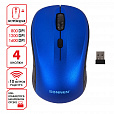 Мышь беспроводная SONNEN V-111, USB, 800/1200/1600 dpi, 4 кнопки, оптическая, синяя, 513519 - 20