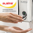 Дозатор для жидкого мыла LAIMA PROFESSIONAL INOX (гарантия 3 года), 0,5 л, нержавеющая сталь, зеркальный, 605394 - 16
