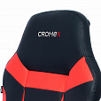 Кресло компьютерное CROMEX "Start GM-105", две подушки, экокожа, черное/красное, 532957 - 12