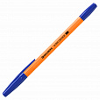 Ручки шариковые BRAUBERG "M-500 ORANGE", НАБОР 4 шт., СИНИЕ, узел 0,7 мм, линия письма 0,35 мм, 143950 - 4