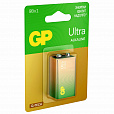 Батарейка GP Ultra, Крона (6LR61, 6LF22, 1604A), алкалиновая, 1 шт., в блистере, 1604AU-5CR1 - 2