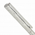 Ручка подарочная шариковая GALANT "ASTRON SILVER", корпус серебристый, детали хром, узел 0,7 мм, синяя, 143527 - 6