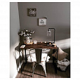 Стол на металлокаркасе BRABIX "LOFT CD-002", 1000х500х750 мм, складной, цвет морёный дуб, 641212 - 12