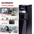 Кулер для воды SONNEN FSE-03B, напольный, нагрев/охлаждение, НИЖНЯЯ ЗАГРУЗКА, 3 крана, черный, 454998 - 17