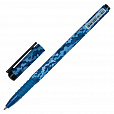 Ручка шариковая BRAUBERG SOFT TOUCH GRIP "MILITARY", СИНЯЯ, мягкое покрытие, узел 0,7 мм, 143713 - 2