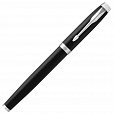 Ручка-роллер PARKER "IM Essential Muted Black CT", корпус черный матовый, хромированные детали, черная, 2143634 - 2